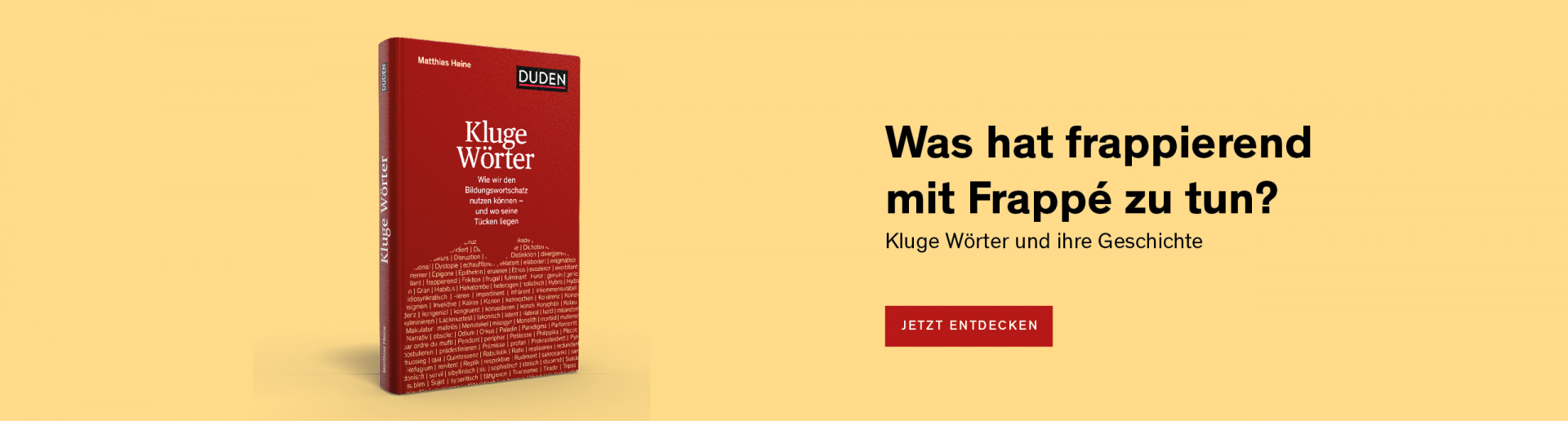 Banner: Kluge Wörter